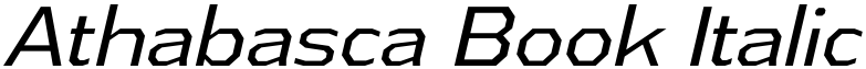 Athabasca Book Italic