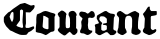 Courant font