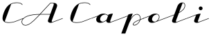 CA Capoli font