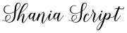 Shania Script font