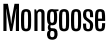 Mongoose font