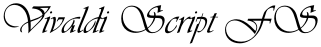 Vivaldi Script FS font