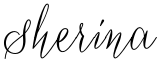 Sherina font